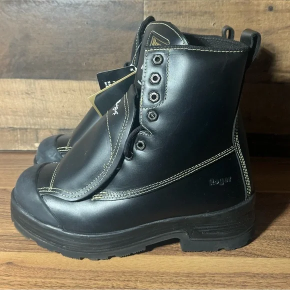 Royer Work Boots 10-5301 Steel Toe REALFLEX | Northern Boots Black / 9.5 3-E Royer Steel Toe CSA-Approved Puncture-Resistant External Met  main image 3